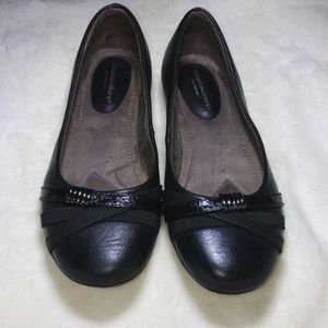 Black Slip-on Flats